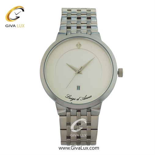 ساعت مچی اورجینال مردانه LdA | لوئیجی د آنا | Luigi d'Ana نقره ای | نقره ای| سفید| کد رفرنس 2358